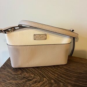 Kate Spade Beige and Light Brown Crossbody Bag
